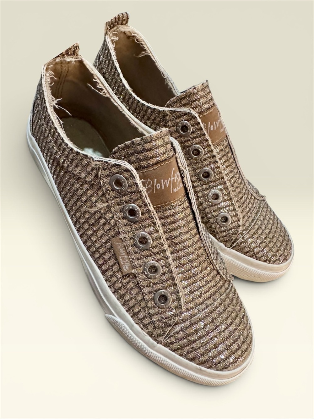 Blowfish Sparkle Gold Slip-On Sneaker - Picture 5 of 12